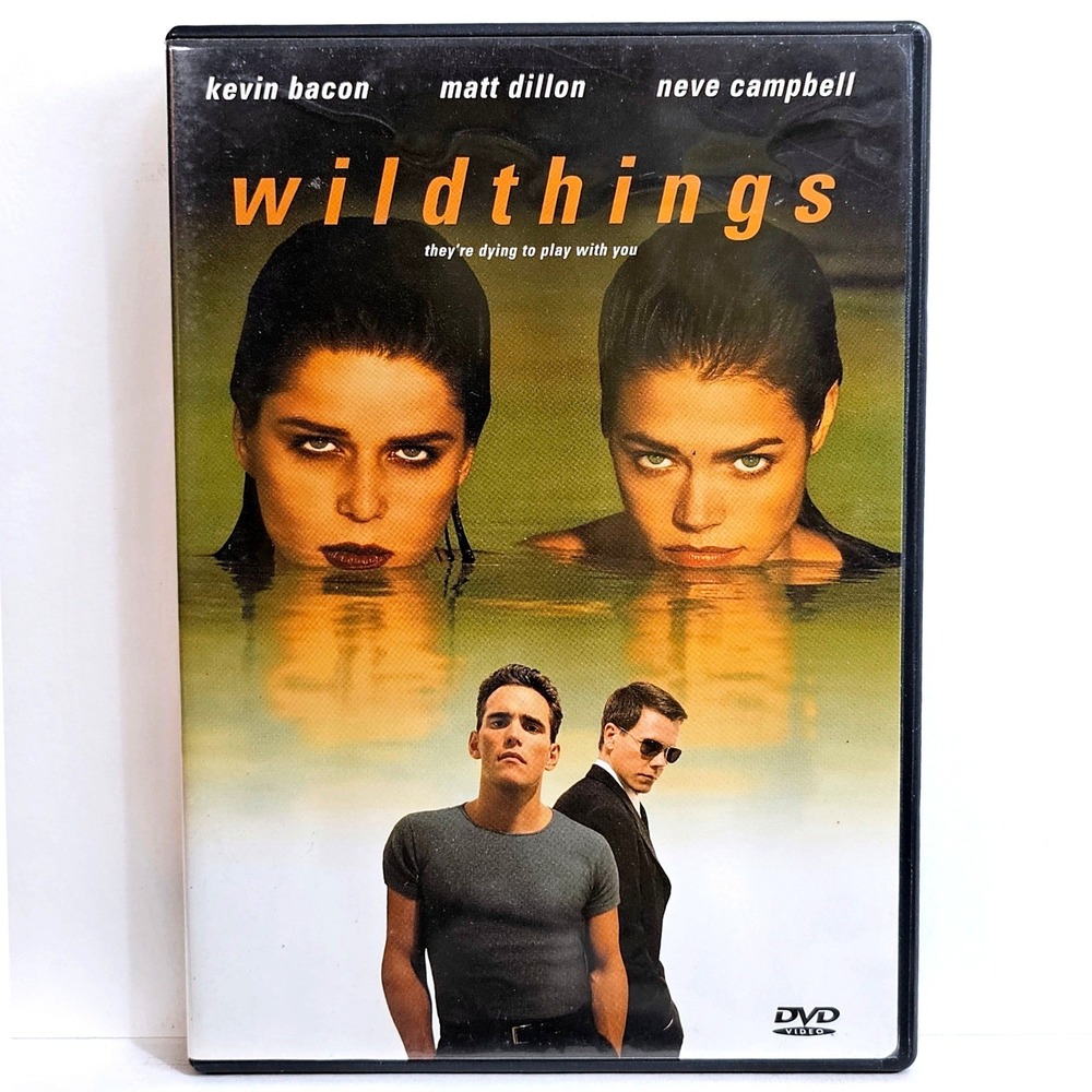 Wild Things DVD 1998 Movie Kevin Bacon Neve Campbell‎ Denise Richards Widescreen